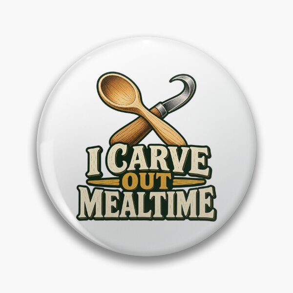 Item preview, I Carve Out Mealtime Spoon Carver Pun designed and sold by UrbanCanvvas.