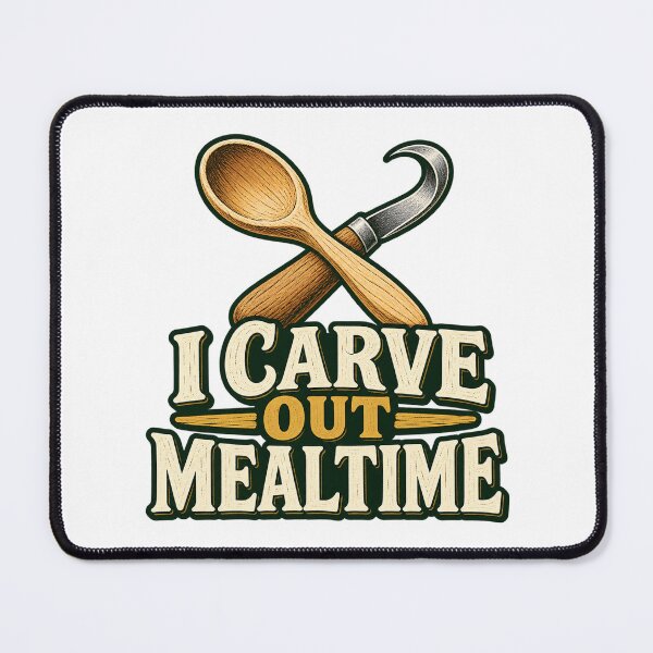 Item preview, I Carve Out Mealtime Spoon Carver Pun designed and sold by UrbanCanvvas.