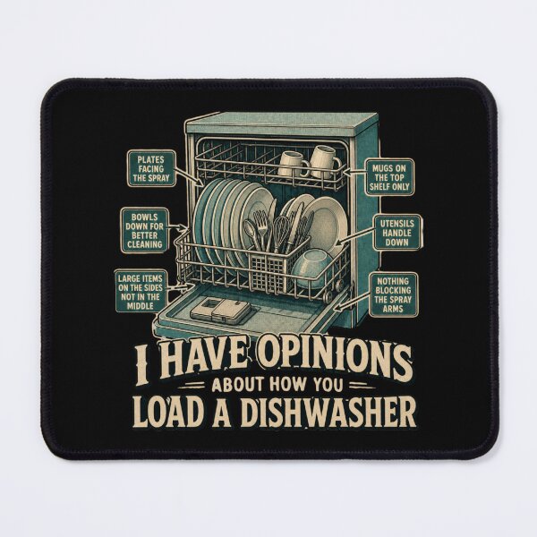 Item preview, I Have Opinions About How You Load A Dishwasher Shirt, Funny Marriage T-Shirt, Household Humor Tee, Funny Gift For Wife Or Husband, Vintage Domestic Humor Graphic designed and sold by TshirtsLabs.