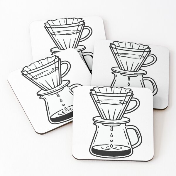 Item preview, Artisan Pour Over Coffee Carafe Line Art designed and sold by seunghus.
