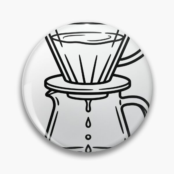 Item preview, Artisan Pour Over Coffee Carafe Line Art designed and sold by seunghus.