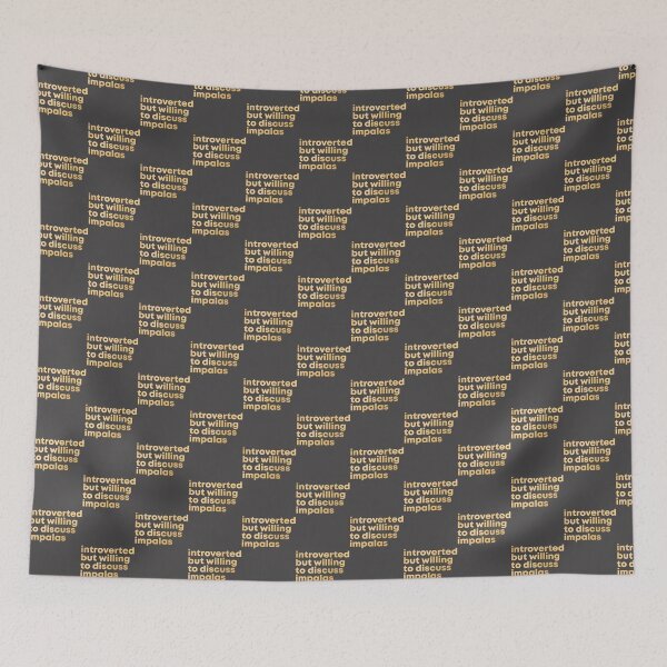 Item preview, Introverted Yet Passionate About Impalas Gold Minimalist Design by DuxDesign designed and sold by MidasMitty.