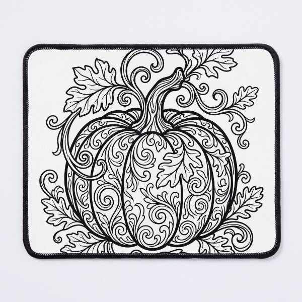 Item preview, Minimalist Autumn Heirloom Pumpkin Line Art designed and sold by seunghus.