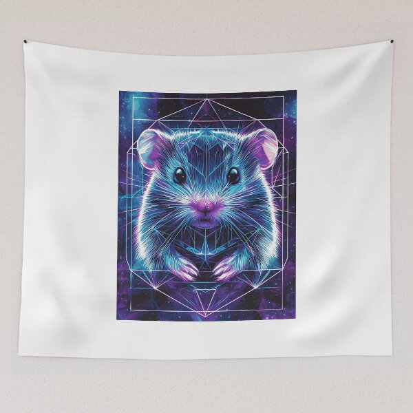 Item preview, Geometric Hamster Cute, 3d Render, Cool Ice designed and sold by Checho30.