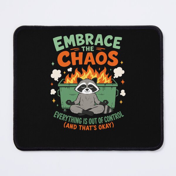 Item preview, Raccoon Embrace The Chaos Dumpster Humor designed and sold by wrestletoys.