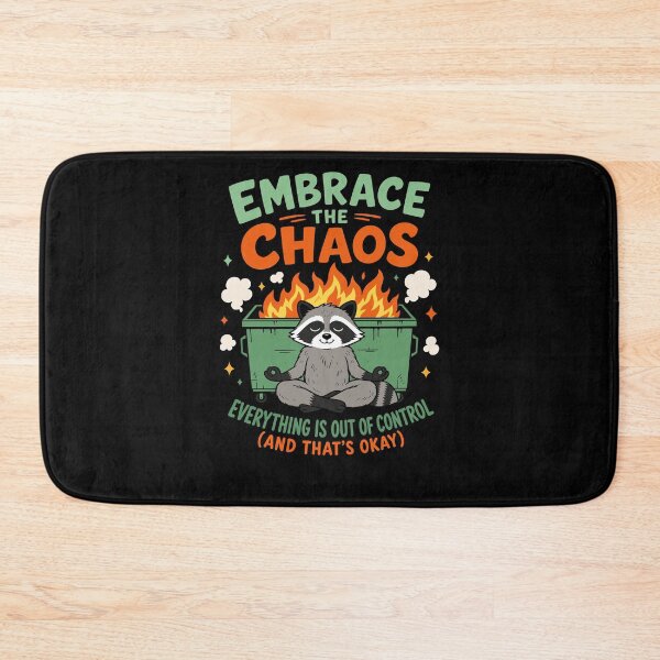 Item preview, Raccoon Embrace The Chaos Dumpster Humor designed and sold by wrestletoys.
