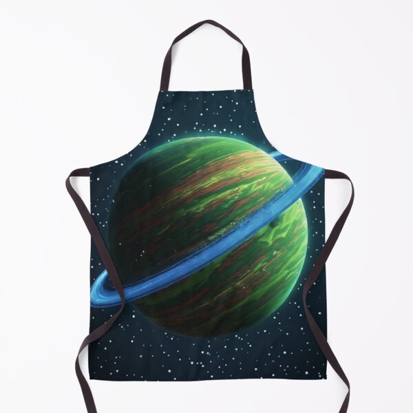 Item preview, Green Red Ringed Planet #1 designed and sold by Jadelight's AI Slop.