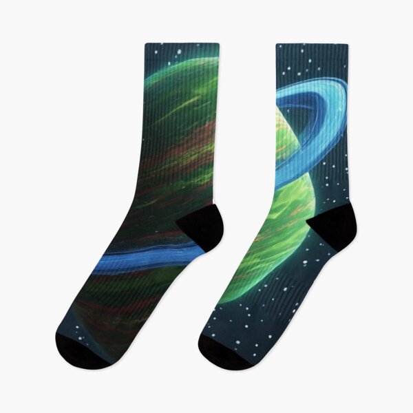 Item preview, Green Red Ringed Planet #1 designed and sold by Jadelight's AI Slop.