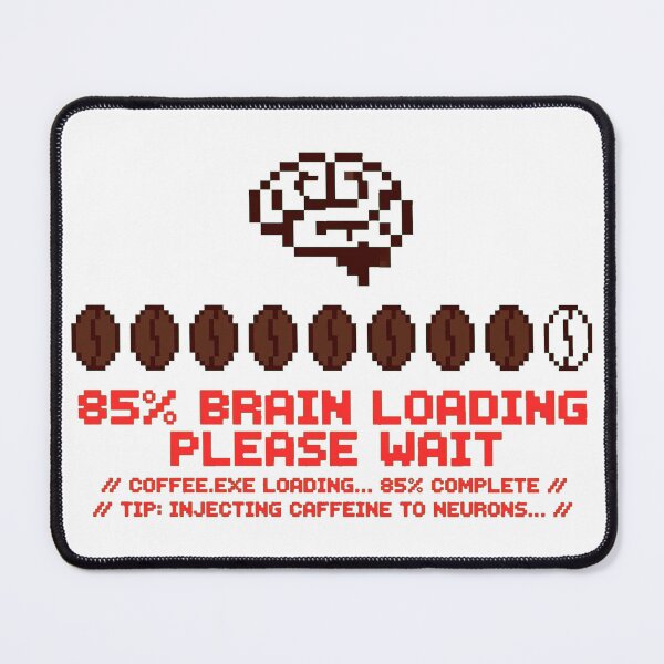 Item preview, Funny Coffee Addict Programmer Caffeine designed and sold by Tininai.