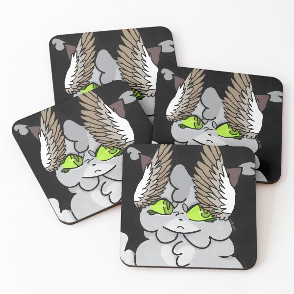 Item preview, Whimsical Cat with Wings Illustration designed and sold by J-Mindful.