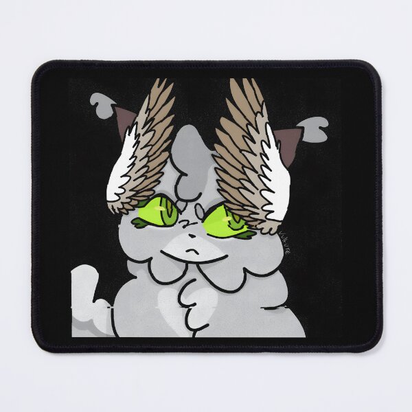 Item preview, Whimsical Cat with Wings Illustration designed and sold by J-Mindful.