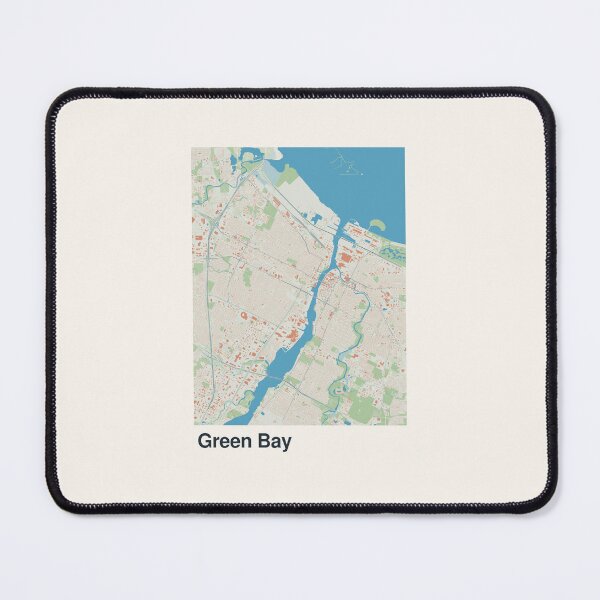 Item preview, Green Bay Minimalistic Map Art designed and sold by MapsNerd.