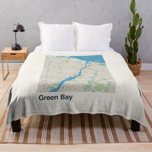 Item preview, Green Bay Minimalistic Map Art designed and sold by MapsNerd.