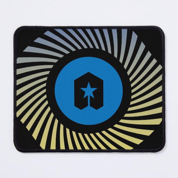 Item preview, Hypnotic Spiral Emblem | Twisted Geometric Art | Star Shield designed and sold by Half Mess.