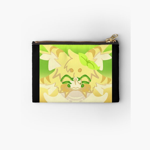 Item preview, Cute Cartoon Creature with Leaf and Green Background designed and sold by J-Mindful.