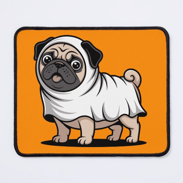 Item preview, Funny Pug Ghost Halloween Costume Spooky Dog Design designed and sold by styleonestaa.