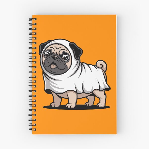 Item preview, Funny Pug Ghost Halloween Costume Spooky Dog Design designed and sold by styleonestaa.