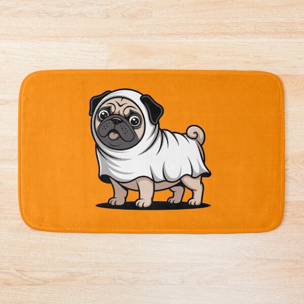 Item preview, Funny Pug Ghost Halloween Costume Spooky Dog Design designed and sold by styleonestaa.