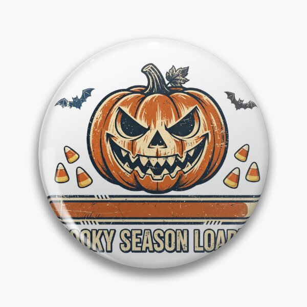 Item preview, Spooky Season Loading Funny Pumpkin Halloween designed and sold by Worn and Witty.