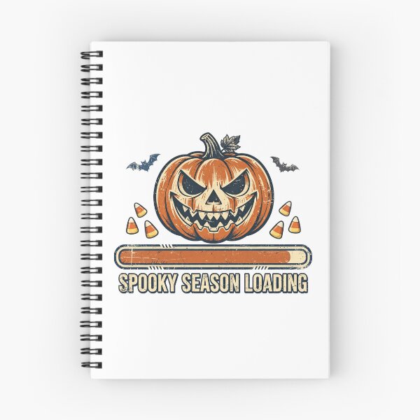 Item preview, Spooky Season Loading Funny Pumpkin Halloween designed and sold by Worn and Witty.