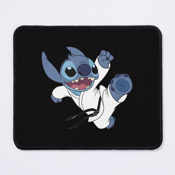 Item preview, Lilo Stitch Karate Kick Black Belt Cute designed and sold by junglecolor.