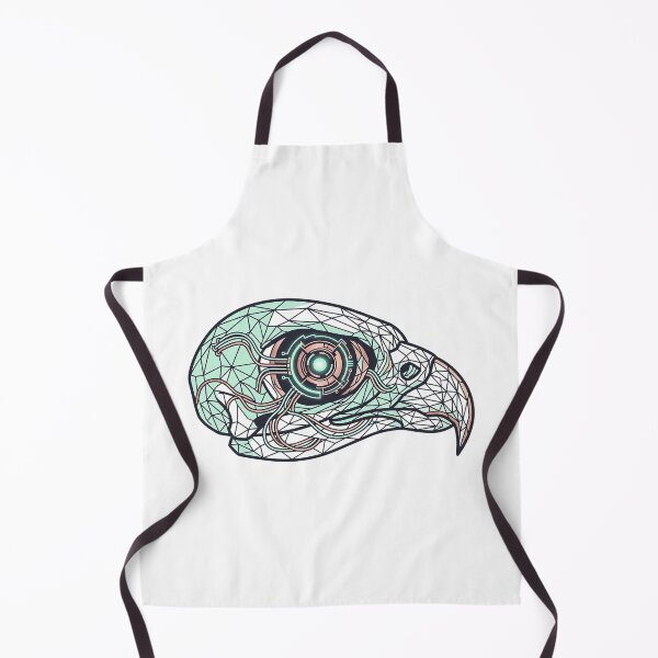 Item preview, Cyberpunk Geometric Eagle Head - Futuristic Sci-Fi Bird Vector Design designed and sold by Nubian Style.