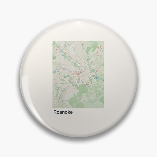 Item preview, Roanoke Minimalistic Map Art designed and sold by MapsNerd.