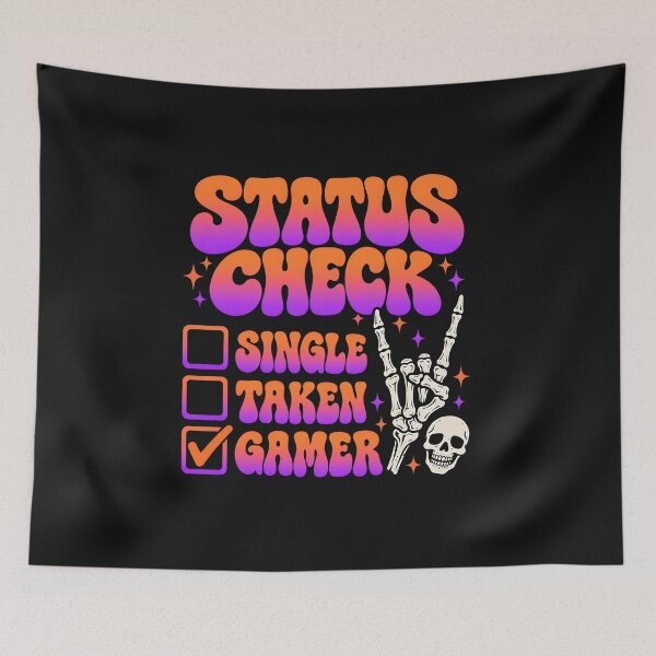 Item preview, Status check gamer humor for gaming fans designed and sold by HandicraftArt.