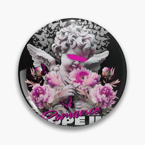 Item preview, Romance Cupid Cherub Floral Vintage Love Art designed and sold by QubekShop.