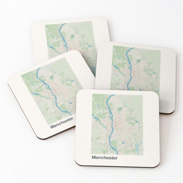 Item preview, Manchester Minimalistic Map Art designed and sold by MapsNerd.