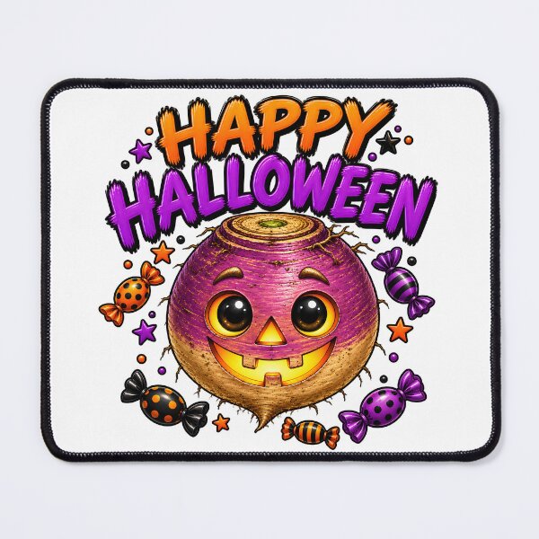 Item preview, Happy Halloween Scottish Neep – Cute Halloween Turnip designed and sold by SMalcolmDesigns.