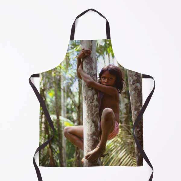 Item preview, Climbing Trees, An Amazon Indian Girl Showing her Jungle Skills designed and sold by JonDelorme.