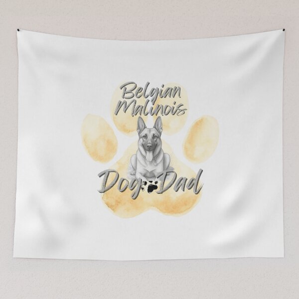 Item preview, Belgian Malinois dog dad designed and sold by iRenza.