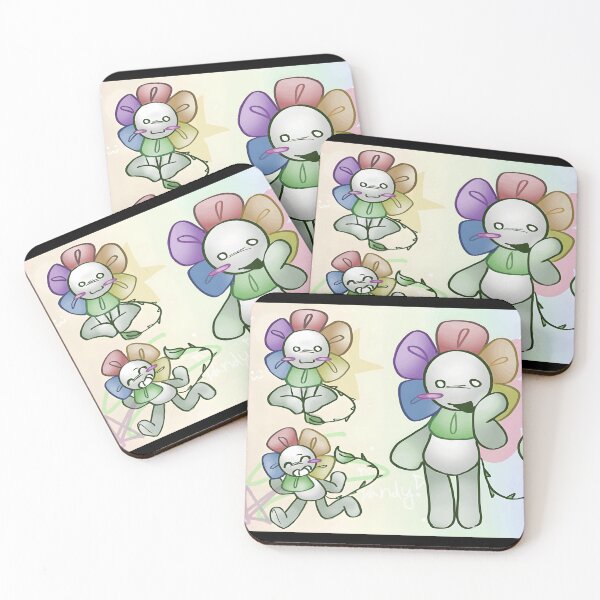 Item preview, Cute Flower Character Design designed and sold by J-Mindful.