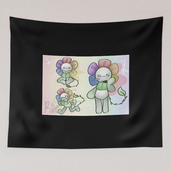 Item preview, Cute Flower Character Design designed and sold by J-Mindful.