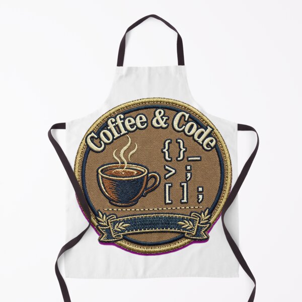 Item preview, Coffee & Code - Vintage Programmer Badge - Coding Sticker designed and sold by Htkester1.