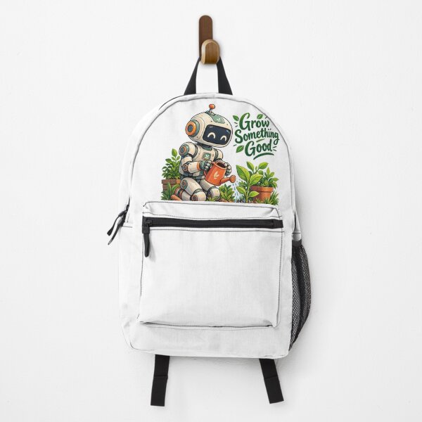 Item preview, Grow Something Good – Cute Robot Gardening designed and sold by db3SHOP.