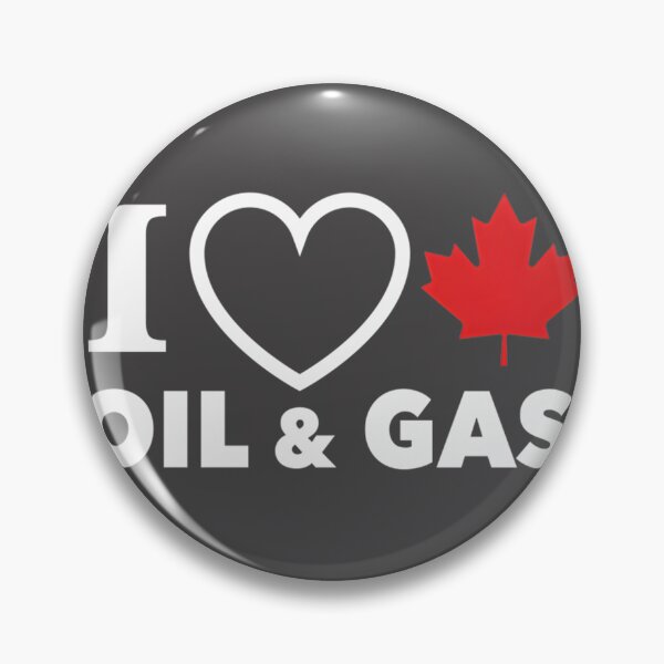 Item preview, I Love Canadian Oil and Gas with Red Heart and Maple Leaf Design Featuring Alberta Pipelines on Black Background designed and sold by richard143.