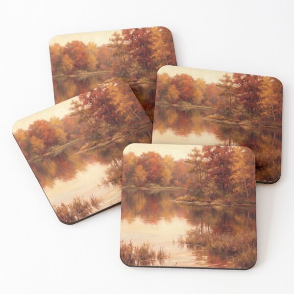 Item preview, Mirror Lake in Fall designed and sold by RedPeaStudio.