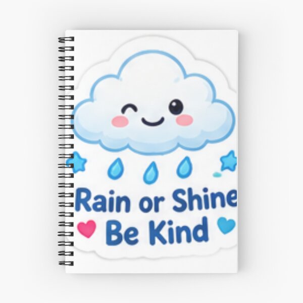 Item preview, Rain or Shine Be Kind Cute Weather designed and sold by LearnFunStore.