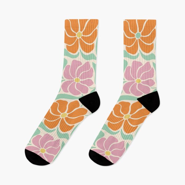 Item preview, Groovy Flowers Pattern | Retro Sunset Pop designed and sold by Petternoholic.