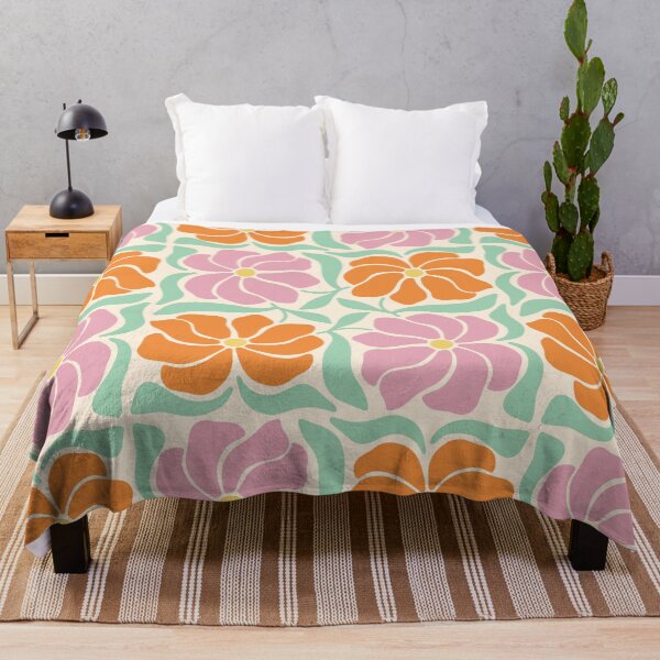 Item preview, Groovy Flowers Pattern | Retro Sunset Pop designed and sold by Petternoholic.