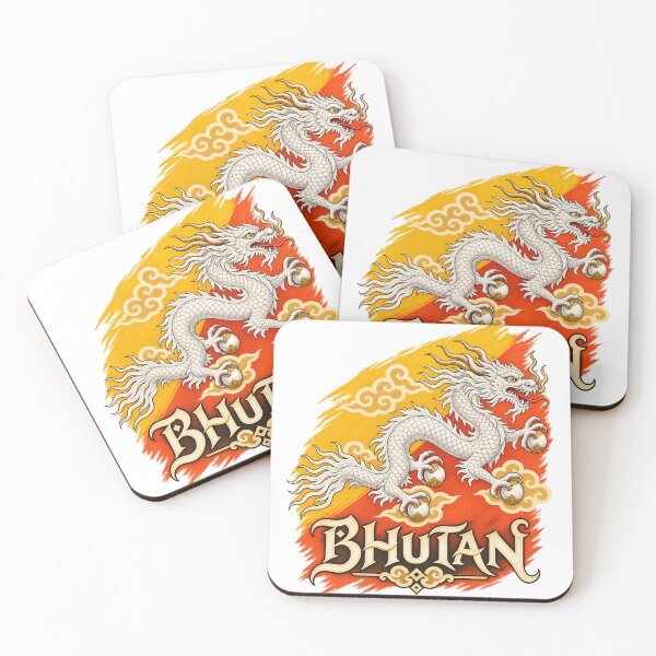 Item preview, Bhutan Druk Thunder Dragon Heritage Art designed and sold by Larkfound Studio.