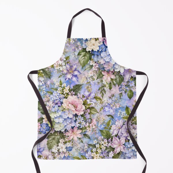 Item preview, Pastel Hydrangea and Paint Splatter Mixed Media Art designed and sold by THE SPLATTERED HAUS BY SAGE BANKS.