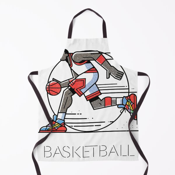 Item preview, Sticker - Decal - Geometric Basketball Player Art | Modern Sports Illustration Print designed and sold by ForeverPrintsOK.