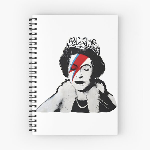 Item preview, Banksy Inspired UK Queen Elizabeth with Rock Band Face Makeup HD Artwork designed and sold by richard143.