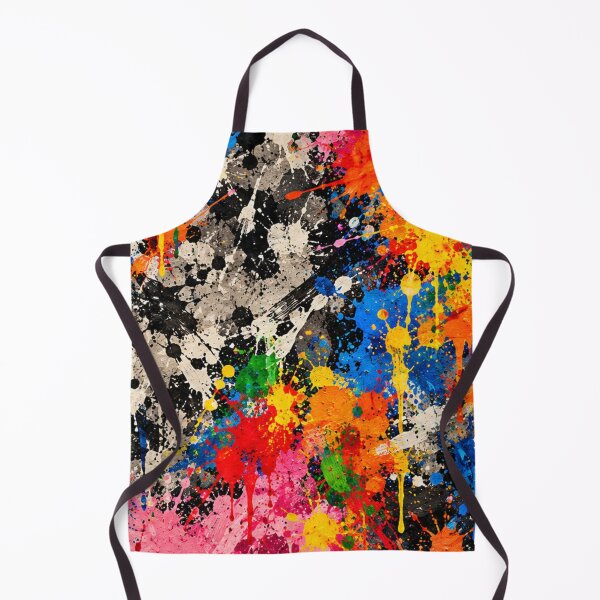 Item preview, Primary Spectrum Splatter Action Abstract Art designed and sold by THE SPLATTERED HAUS BY SAGE BANKS.