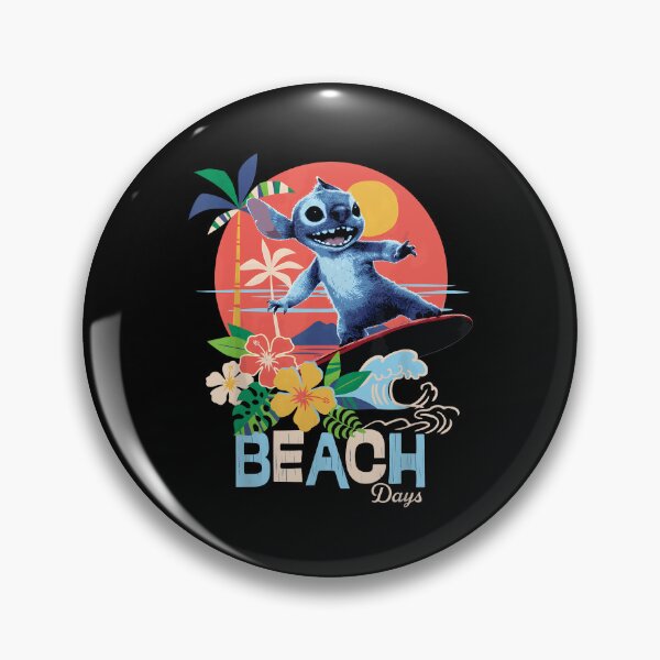 Item preview, Lilo Stitch Live Action Movie Beach Days Surfing designed and sold by junglecolor.