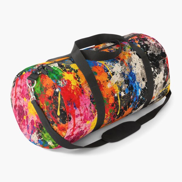 Item preview, Primary Spectrum Splatter Action Abstract Art designed and sold by THE SPLATTERED HAUS BY SAGE BANKS.