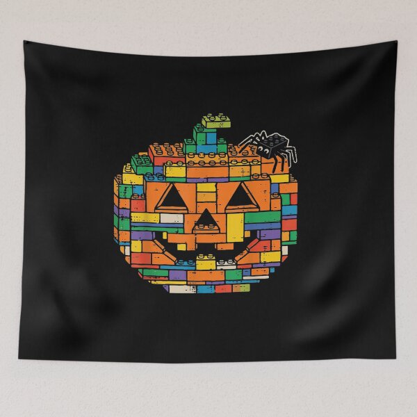 Item preview, Halloween Pumpkin Blocks Bricks Kids Building Toy Shirt designed and sold by Minranshop.